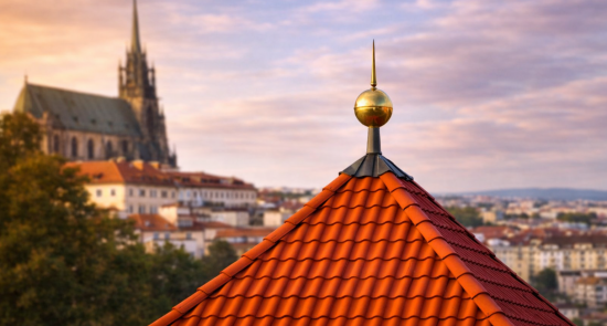 Slavnostní uložení časové schránky do  makovice Měnínské brány